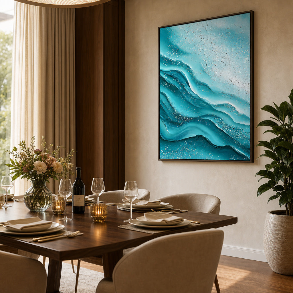 Turquoise Wave Flow
