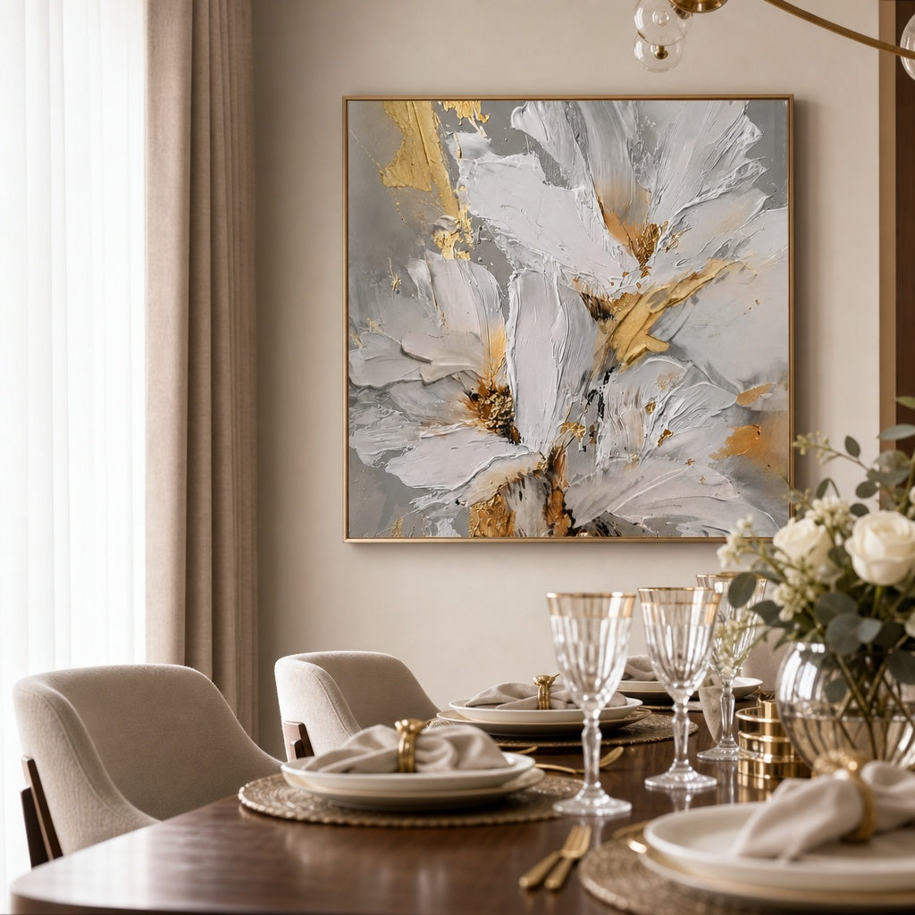 Gilded White Magnolia