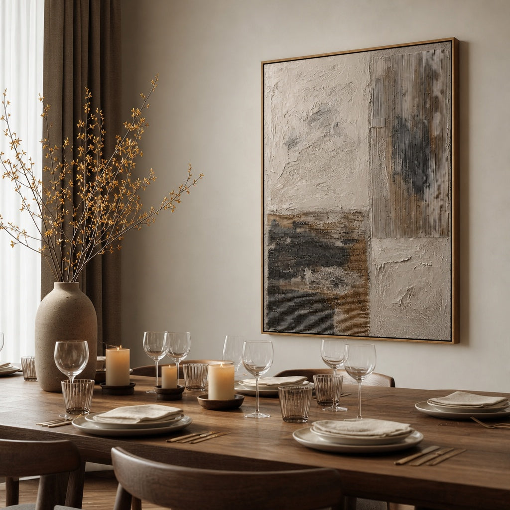 Earthy Texture Composition
