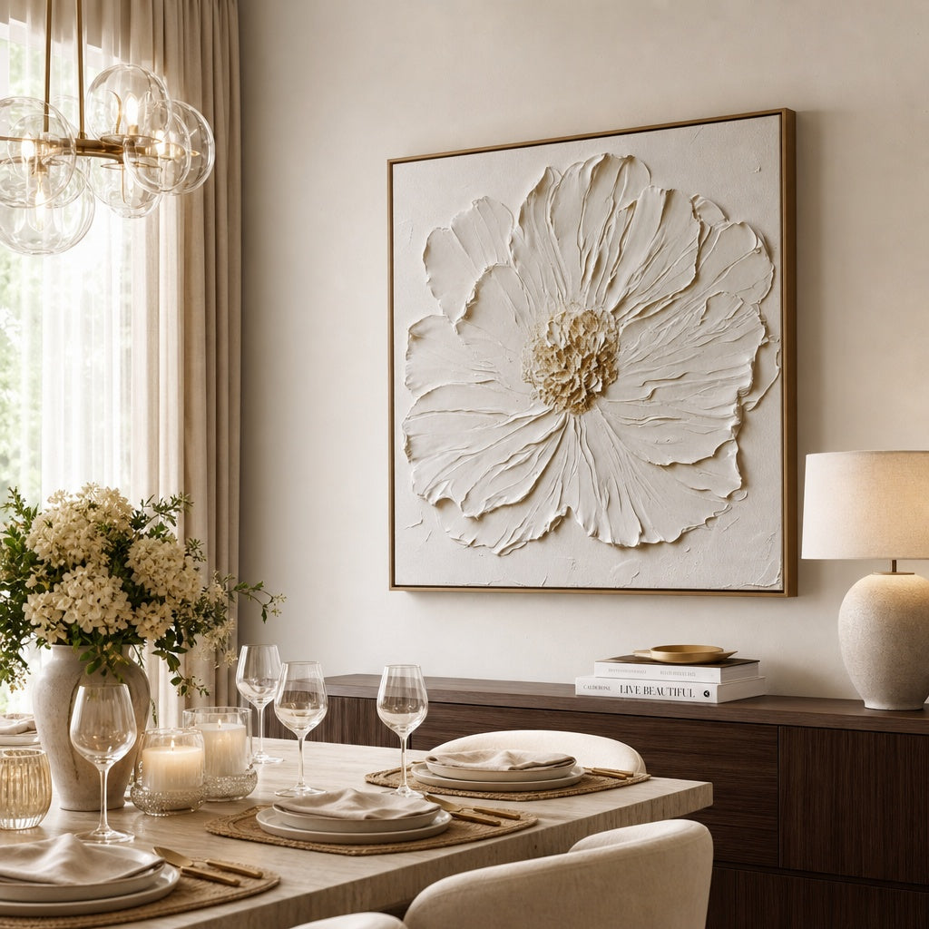 Ivory Blossom Relief