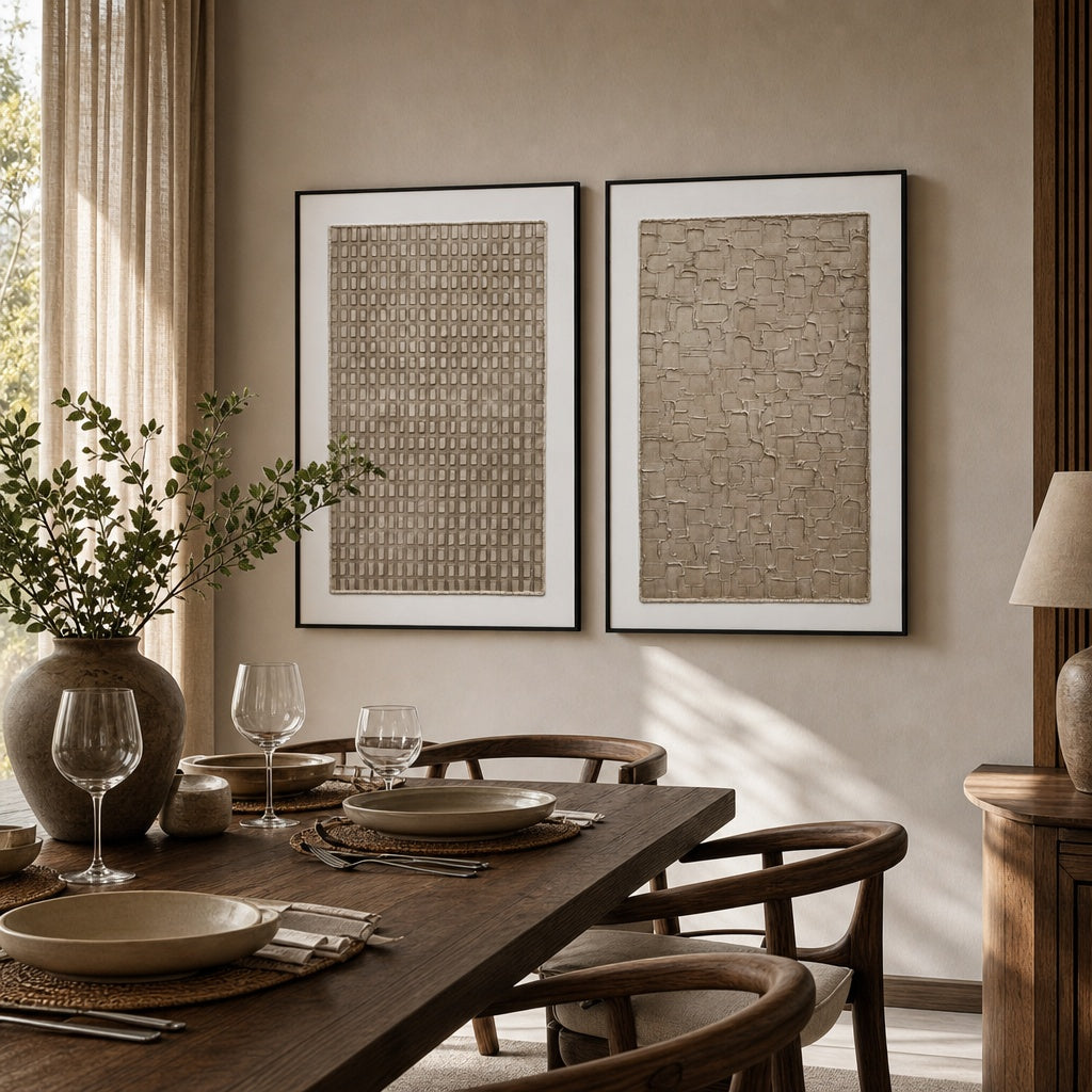 Minimal Texture Grid Duo