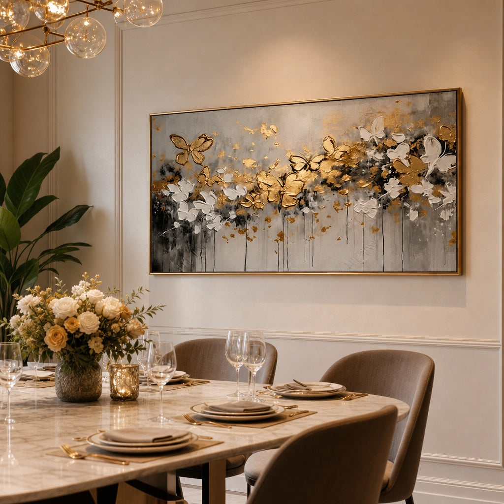 Golden Butterfly Blossoms