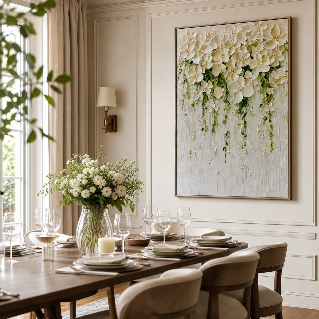 Cascading White Blossoms
