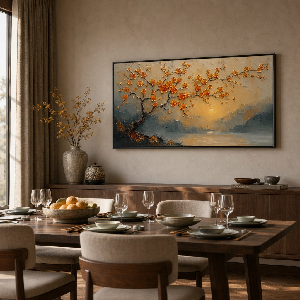 Golden Blossom Sunset