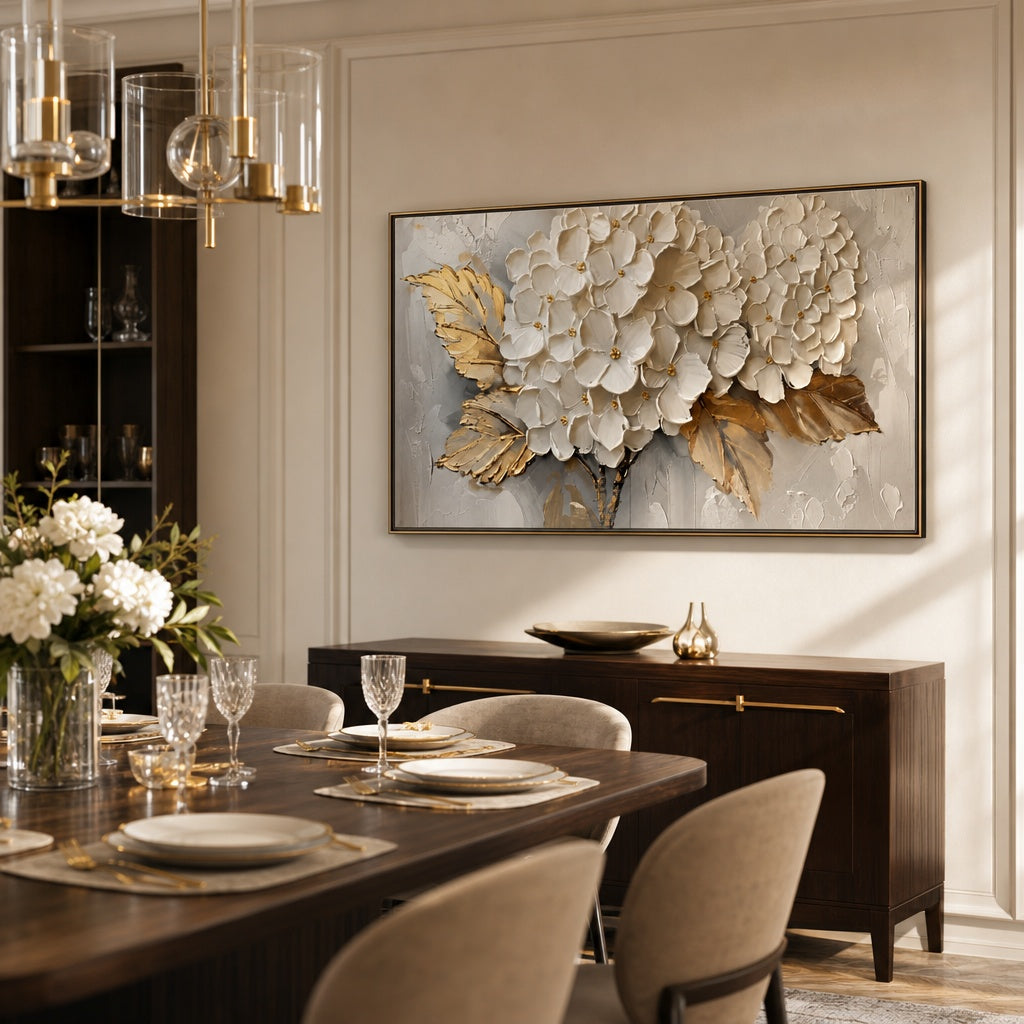 Golden Hydrangea Bloom