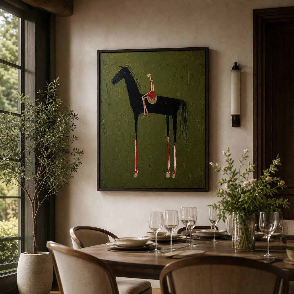 Black Horse Rider