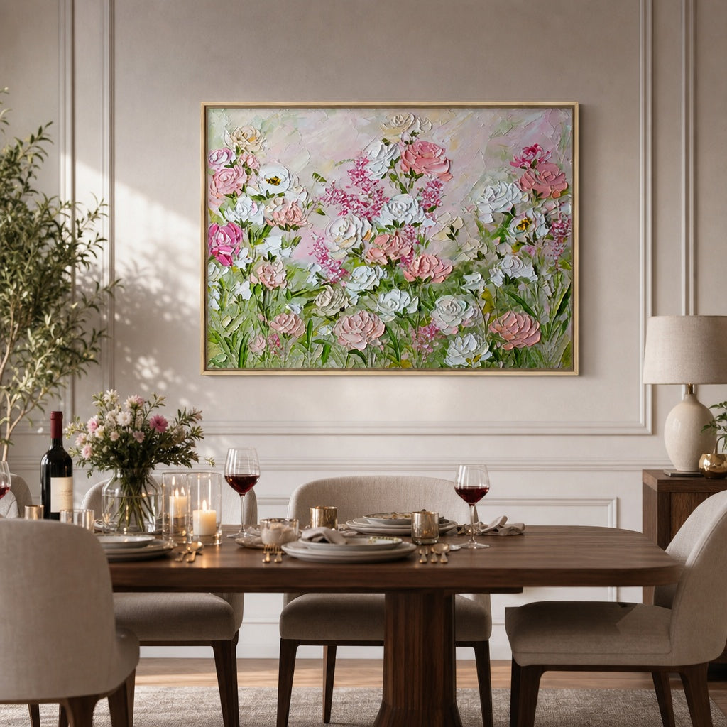 Pastel Rose Meadow
