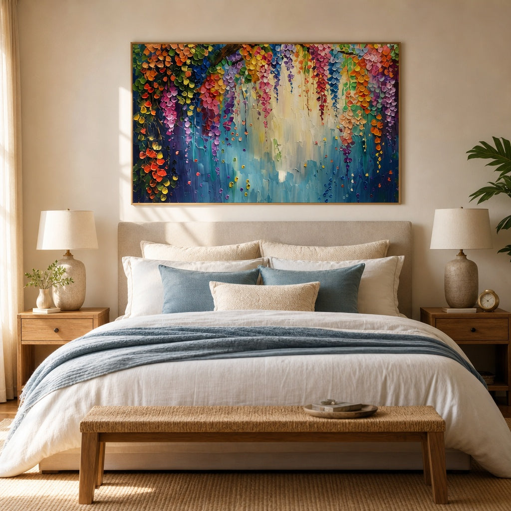 Colorful Wisteria Garden