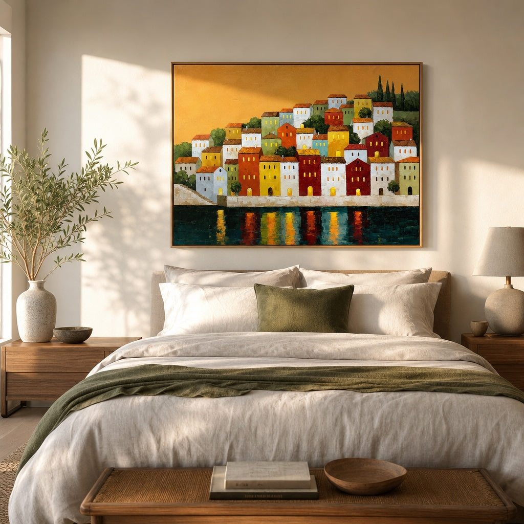 Mediterranean Village Reflections