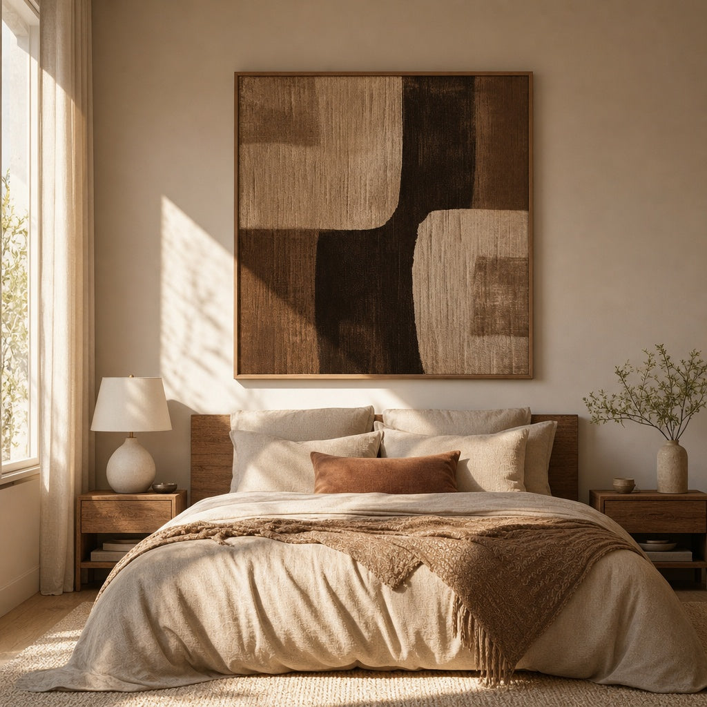 Earth Tone Abstract Layers