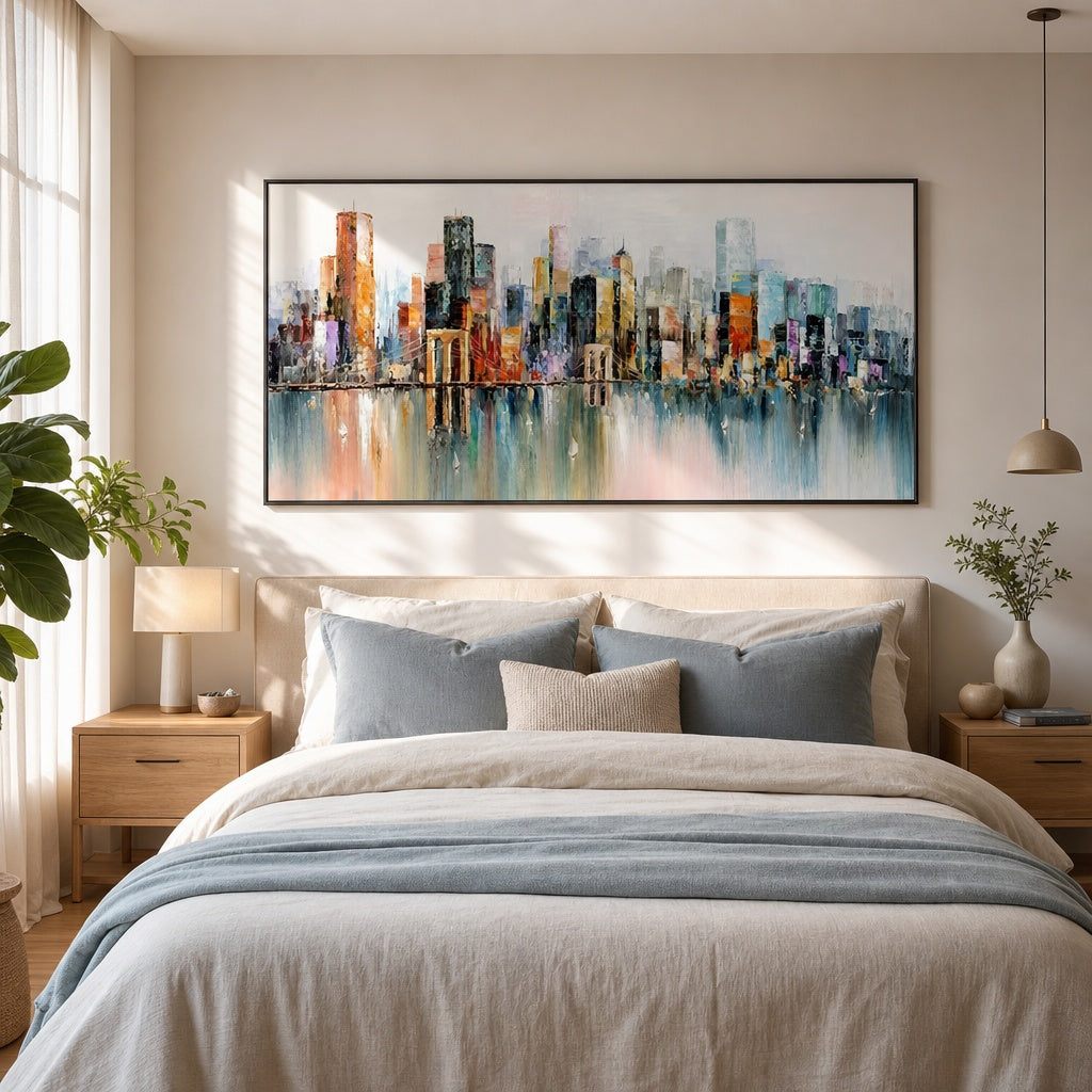 Modern Skyline Reflections