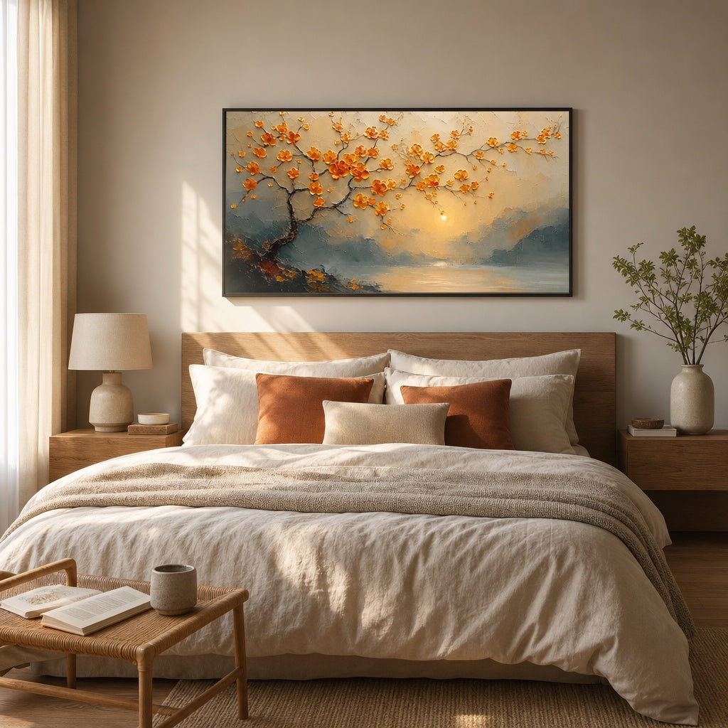 Golden Blossom Sunset