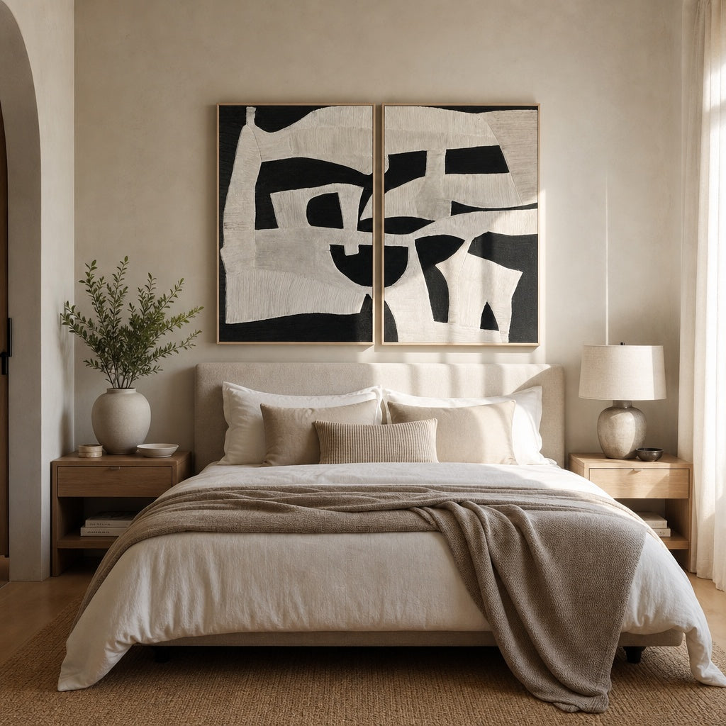 Monochrome Abstract Rhythm