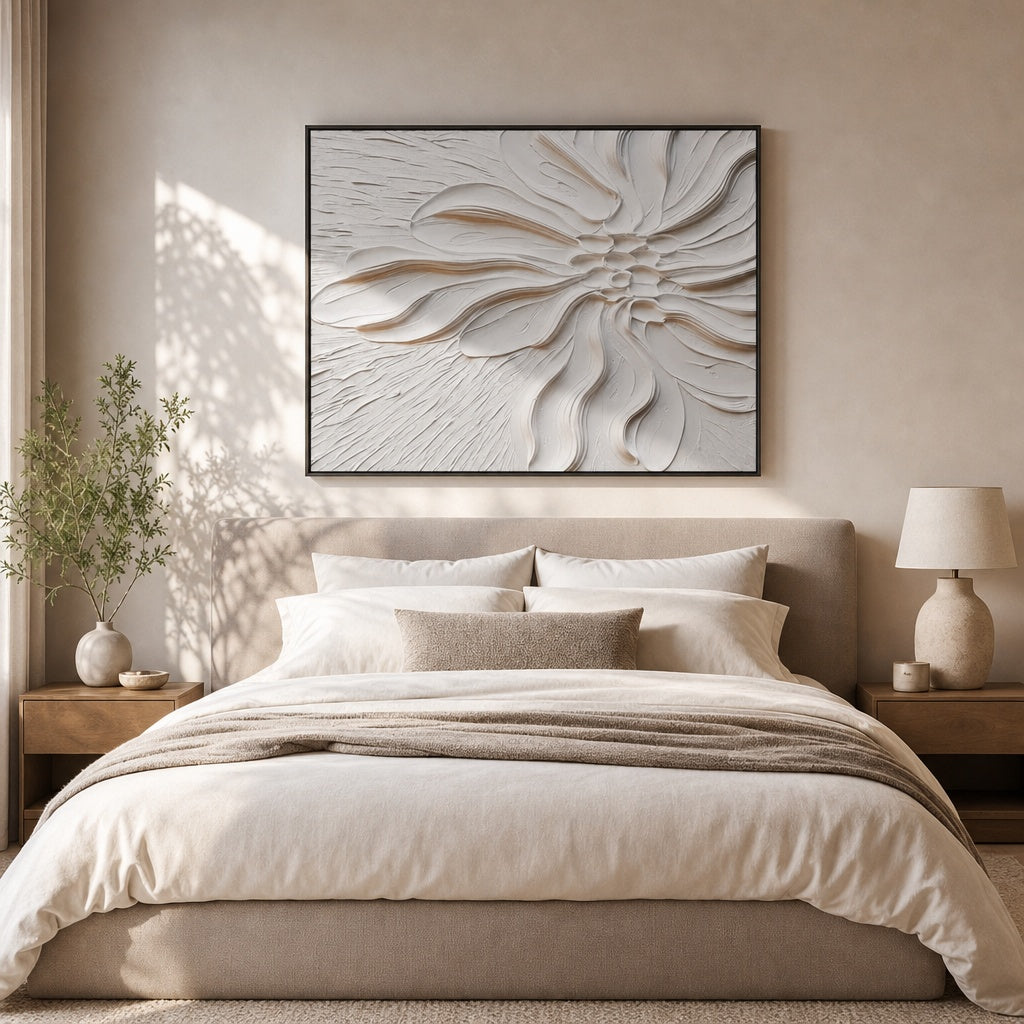 Ivory Bloom Relief