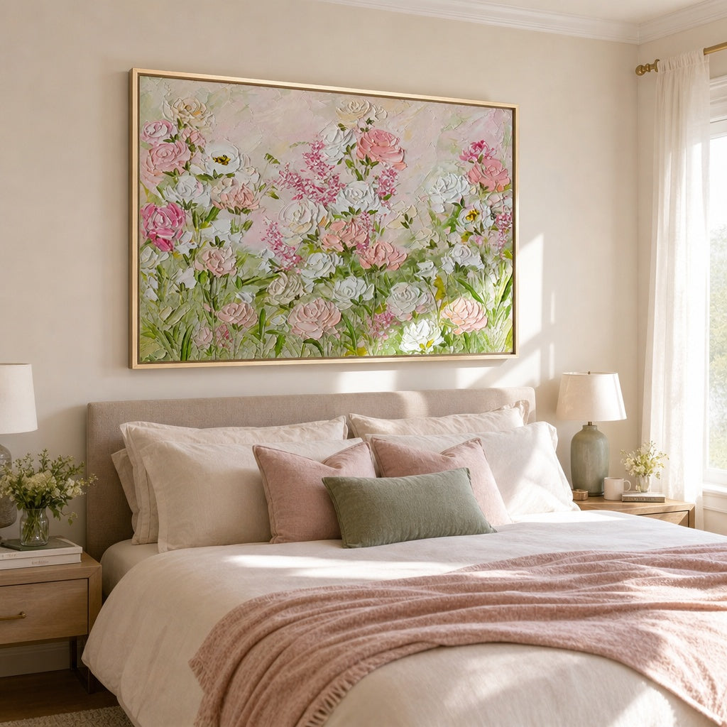 Pastel Rose Meadow