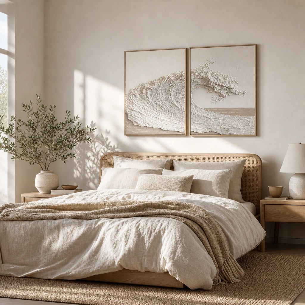 White Wave Diptych