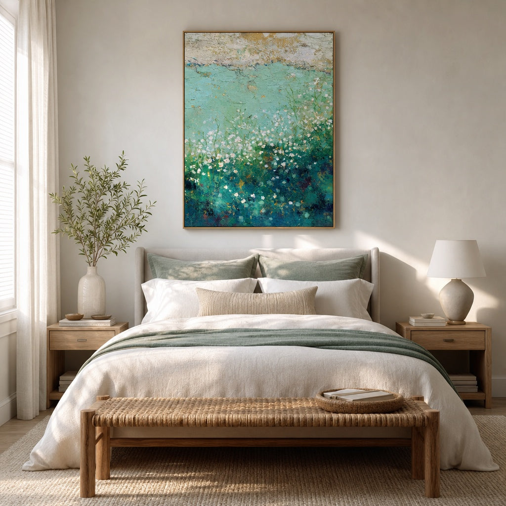 Aqua Meadow Bloom