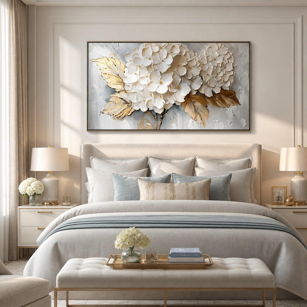 Golden Hydrangea Bloom