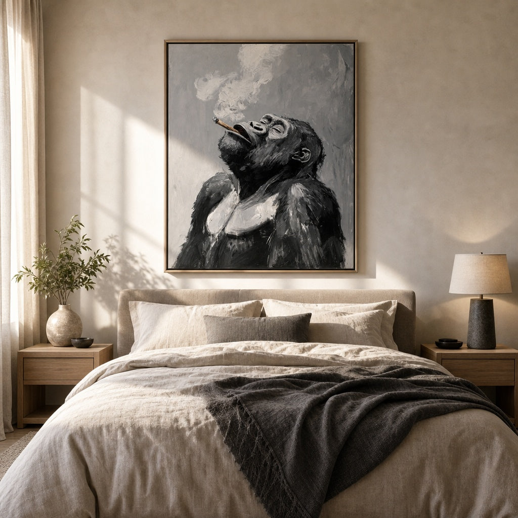 Contemplative Gorilla Portrait