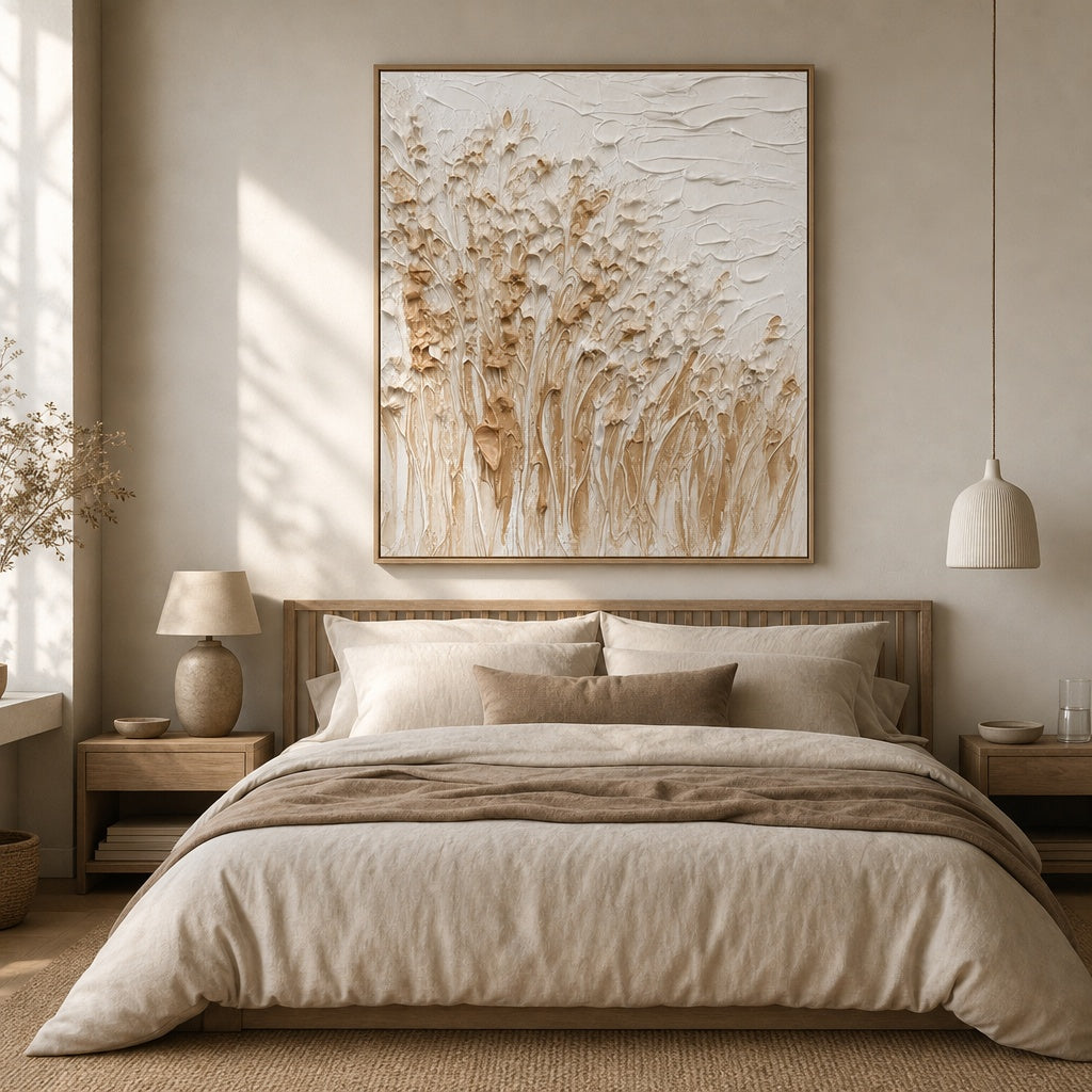 Ivory Botanical Texture