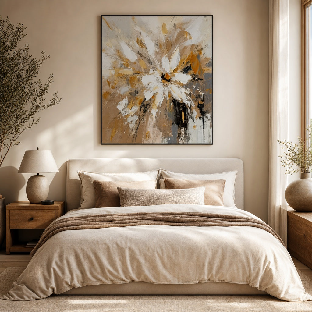 Golden Floral Burst