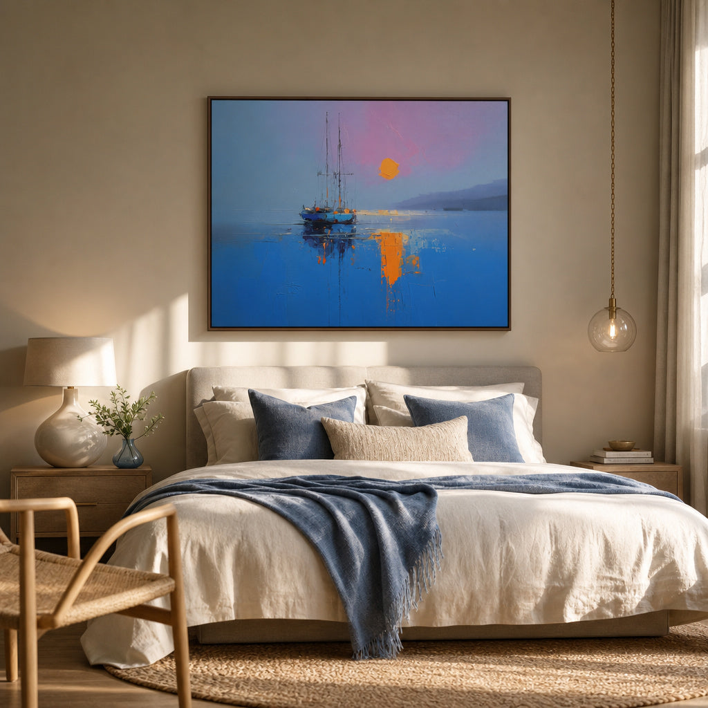 Sailboat Sunset Reflections