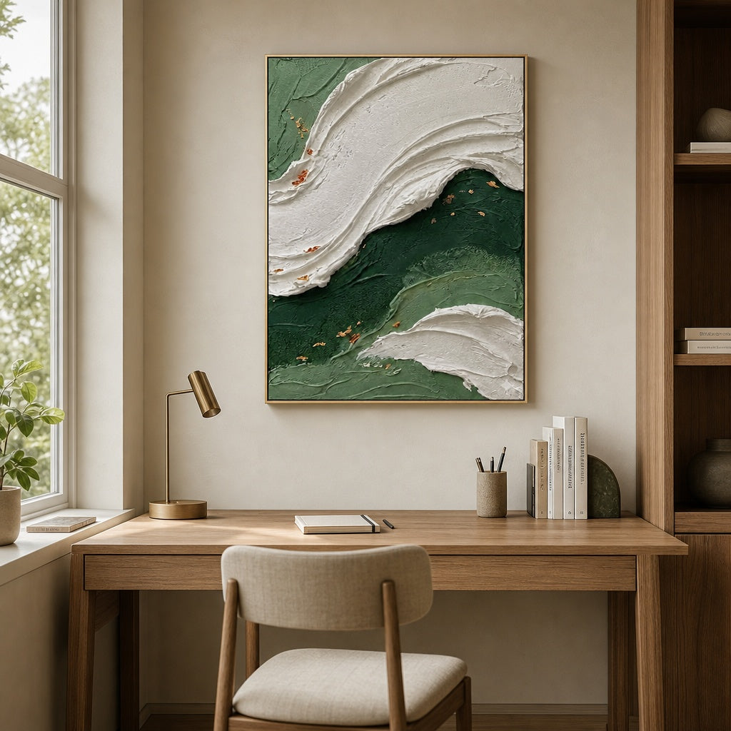 Emerald Ivory Flow