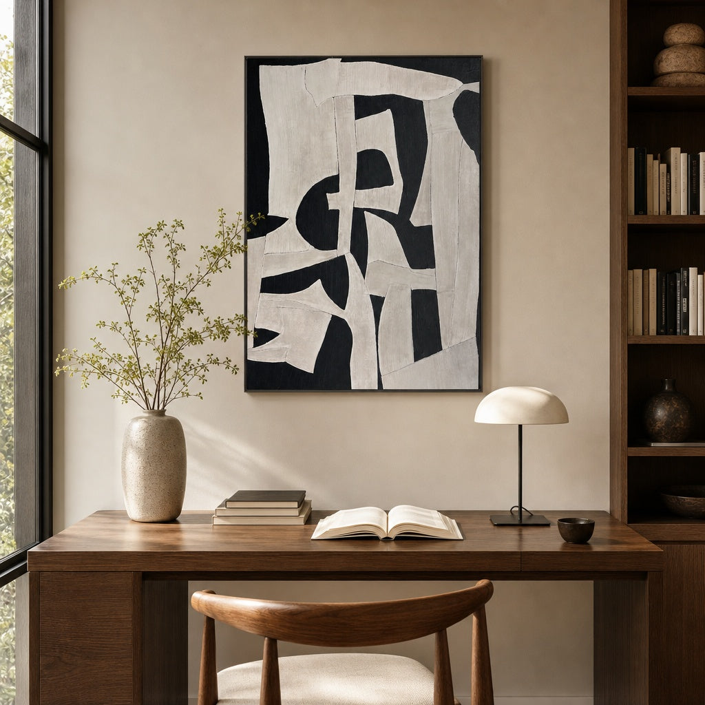 Monochrome Organic Structure