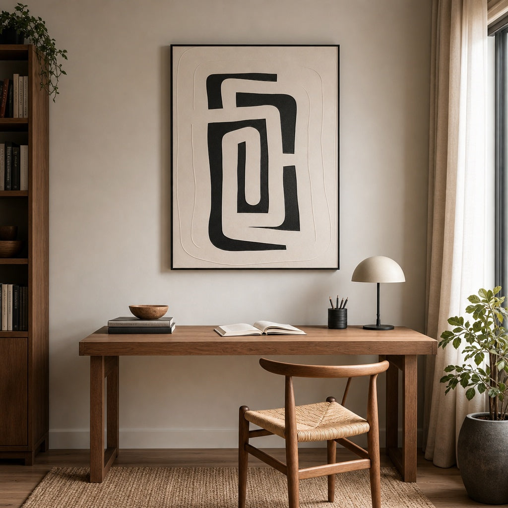 Monochrome Curved Balance