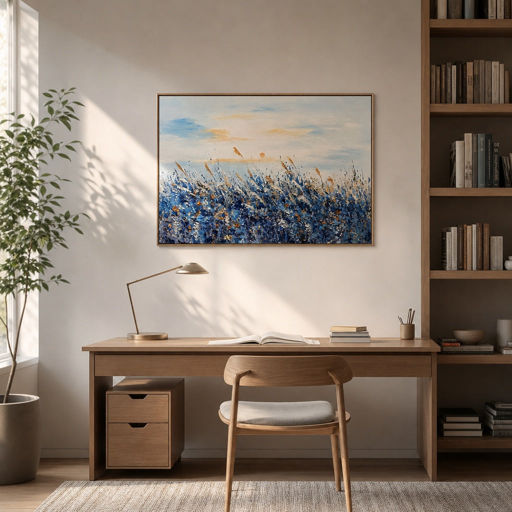 Blue Meadow Sunrise