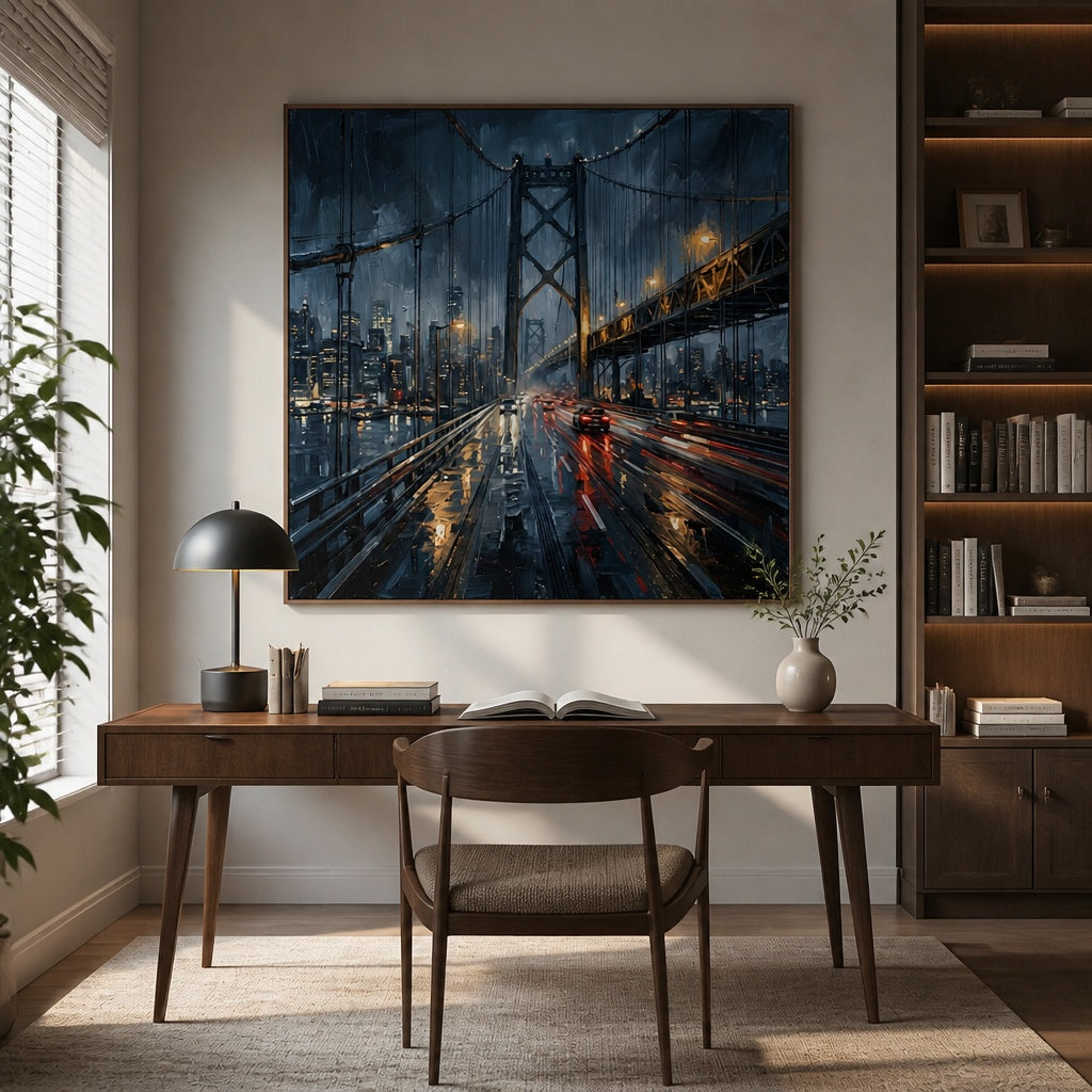 Midnight Bridge Crossing