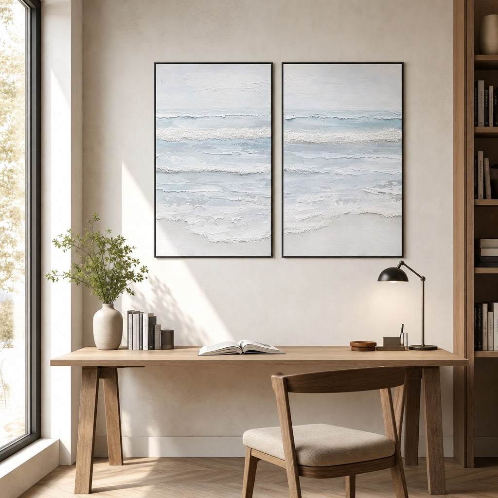 Soft Ocean Diptych