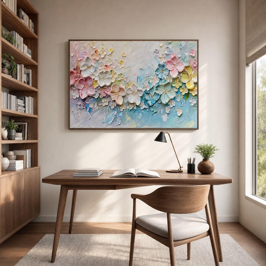 Pastel Blossom Relief