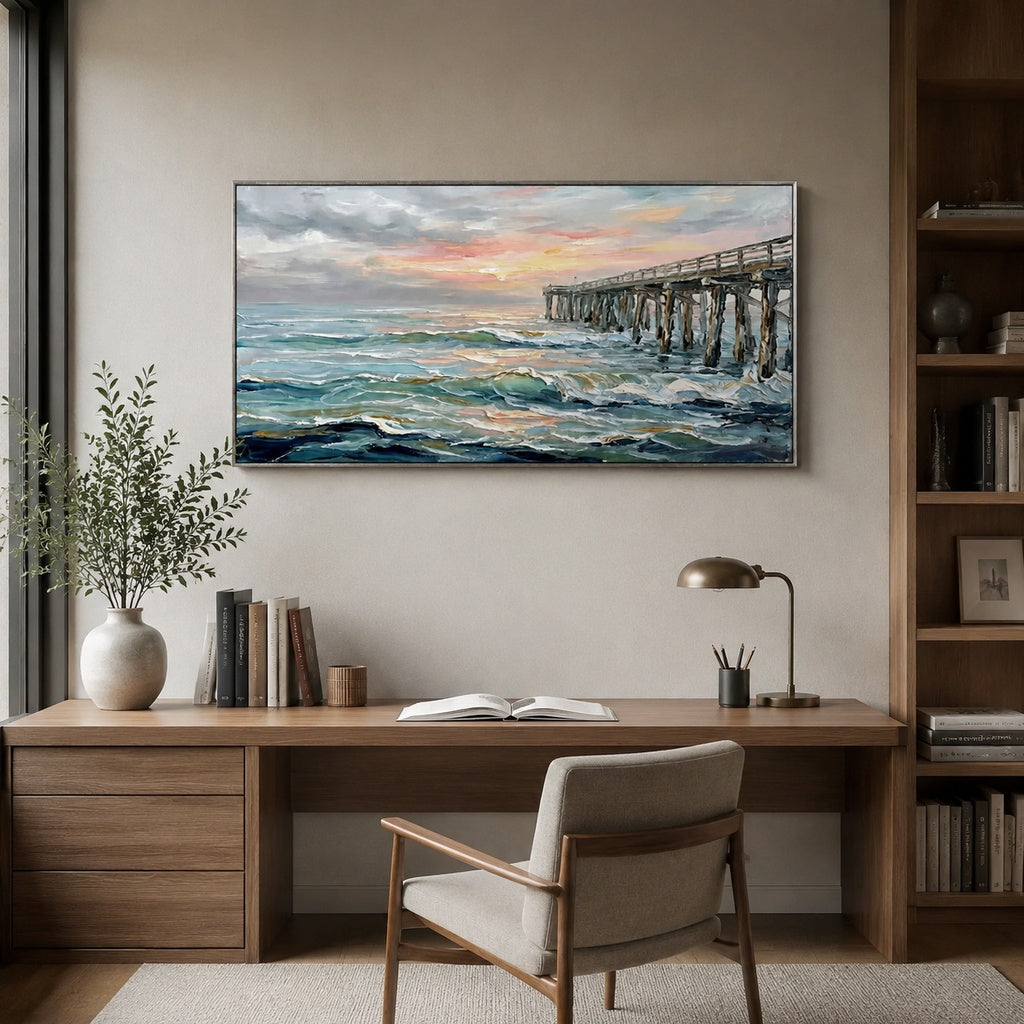 Pastel Ocean Pier
