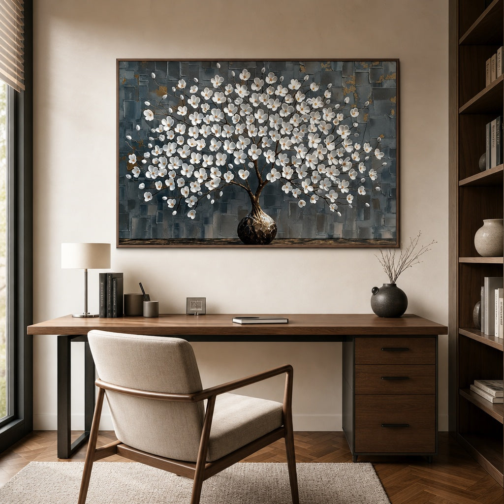 White Blossom Tree Harmony