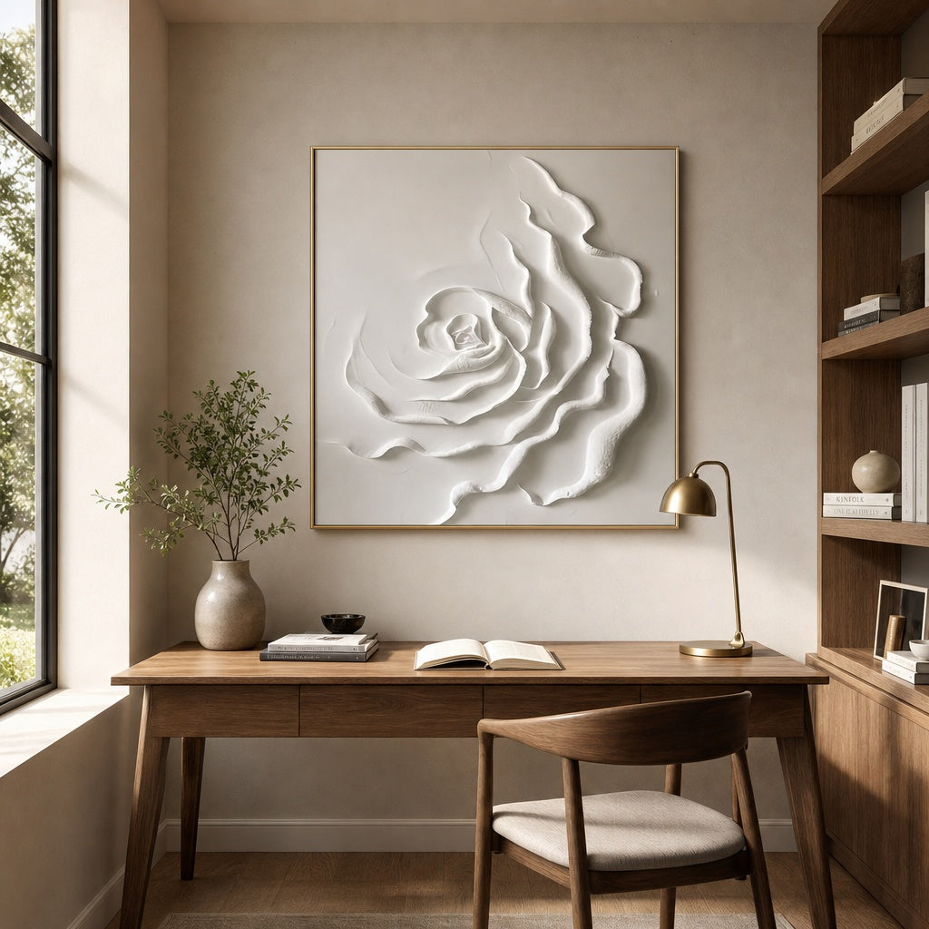 Ivory Rose Relief