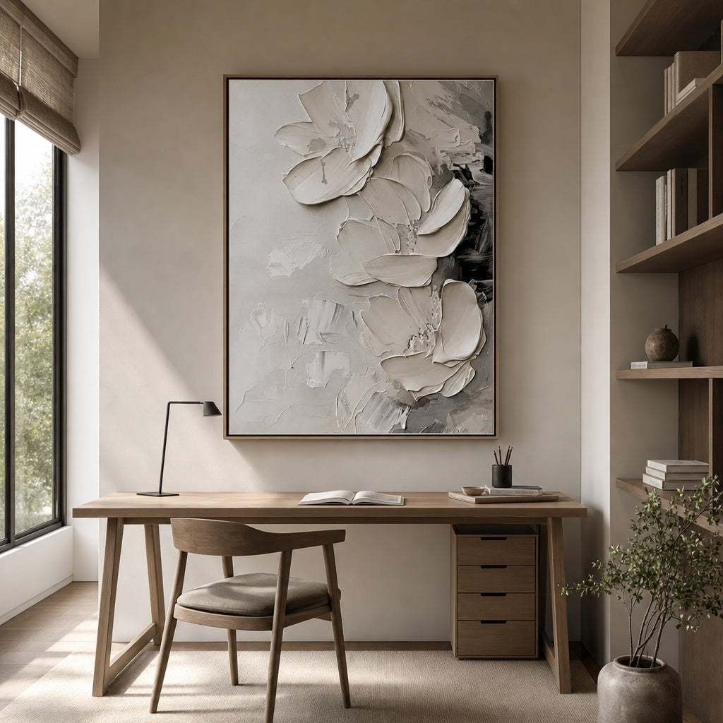 Ivory Petal Cascade