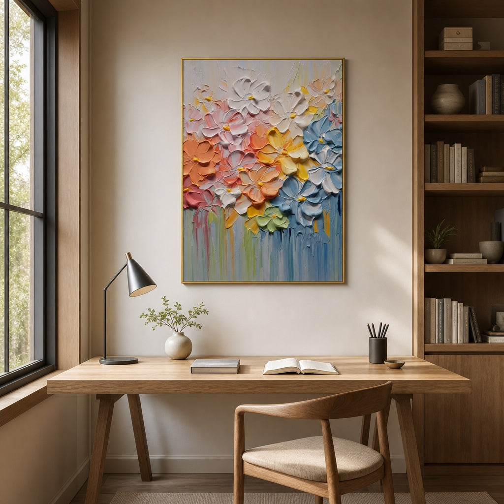Pastel Flower Cascade
