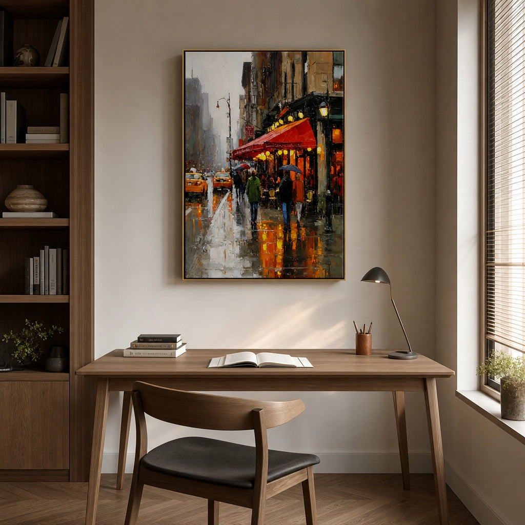 Rainy City Café Evening