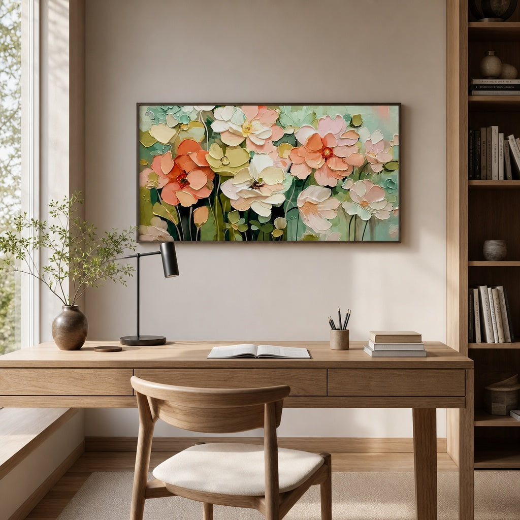 Pastel Garden Bloom