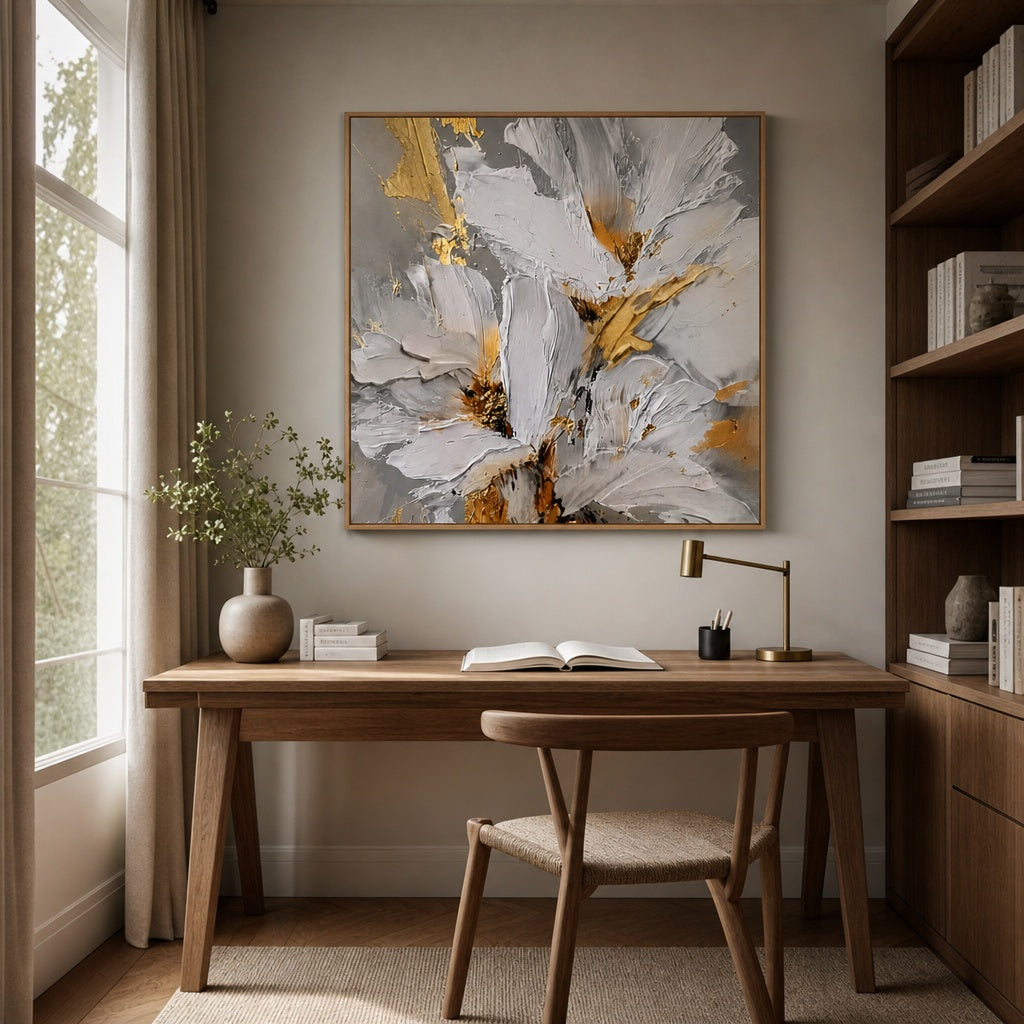 Gilded White Magnolia