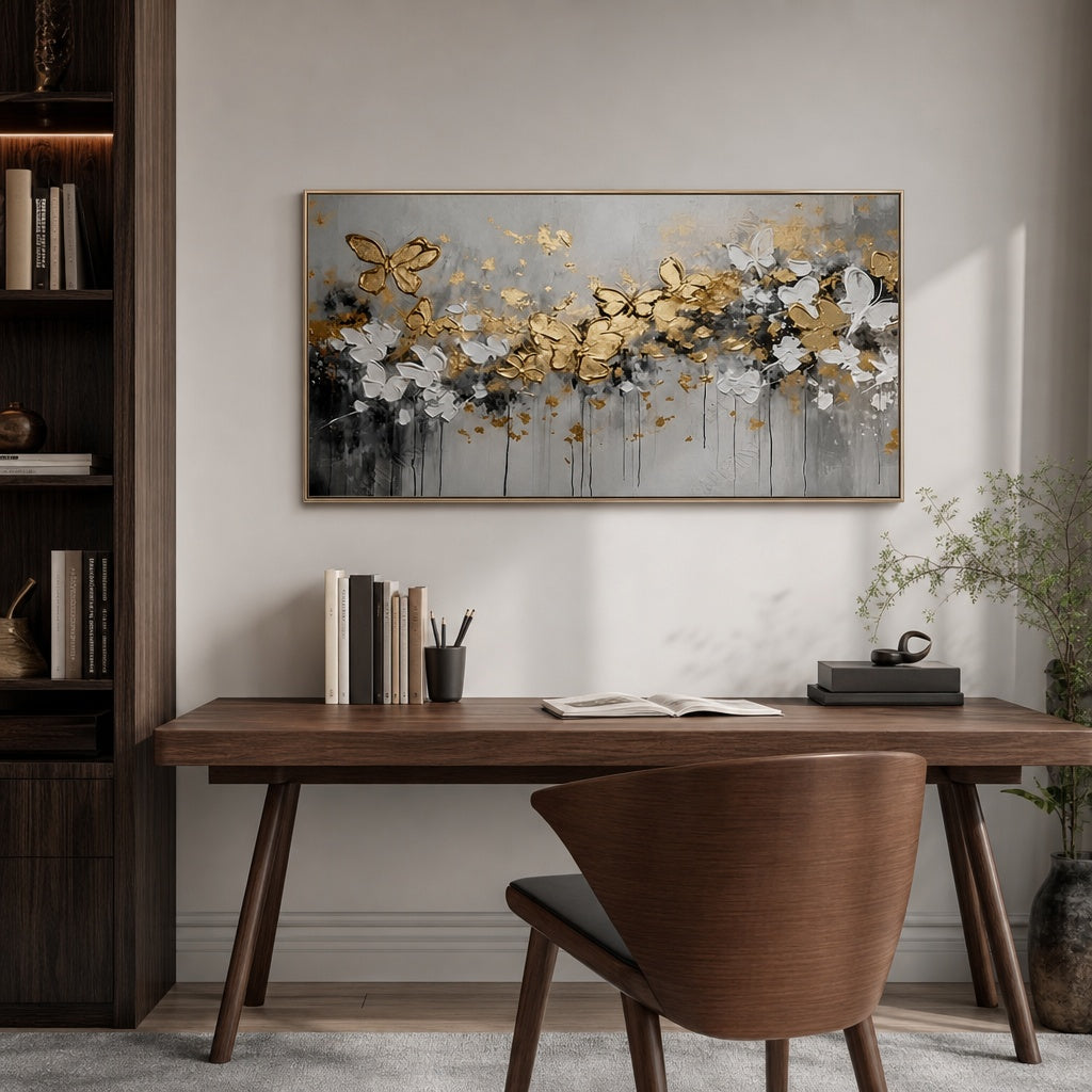 Golden Butterfly Blossoms