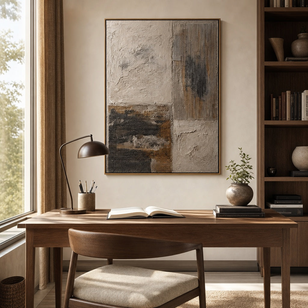 Earthy Texture Composition