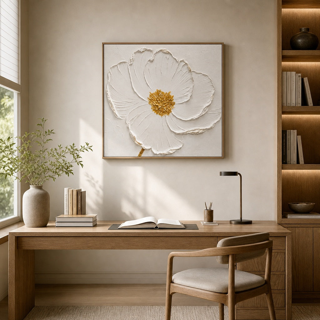 Ivory Golden Bloom