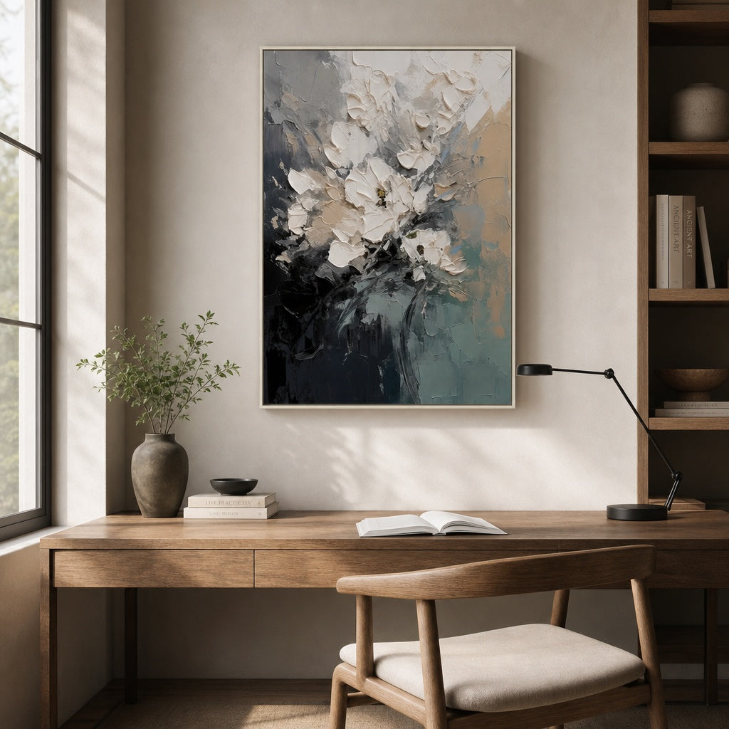 Ivory Floral Reverie