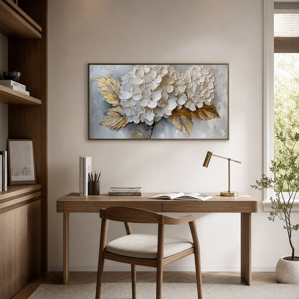 Golden Hydrangea Bloom