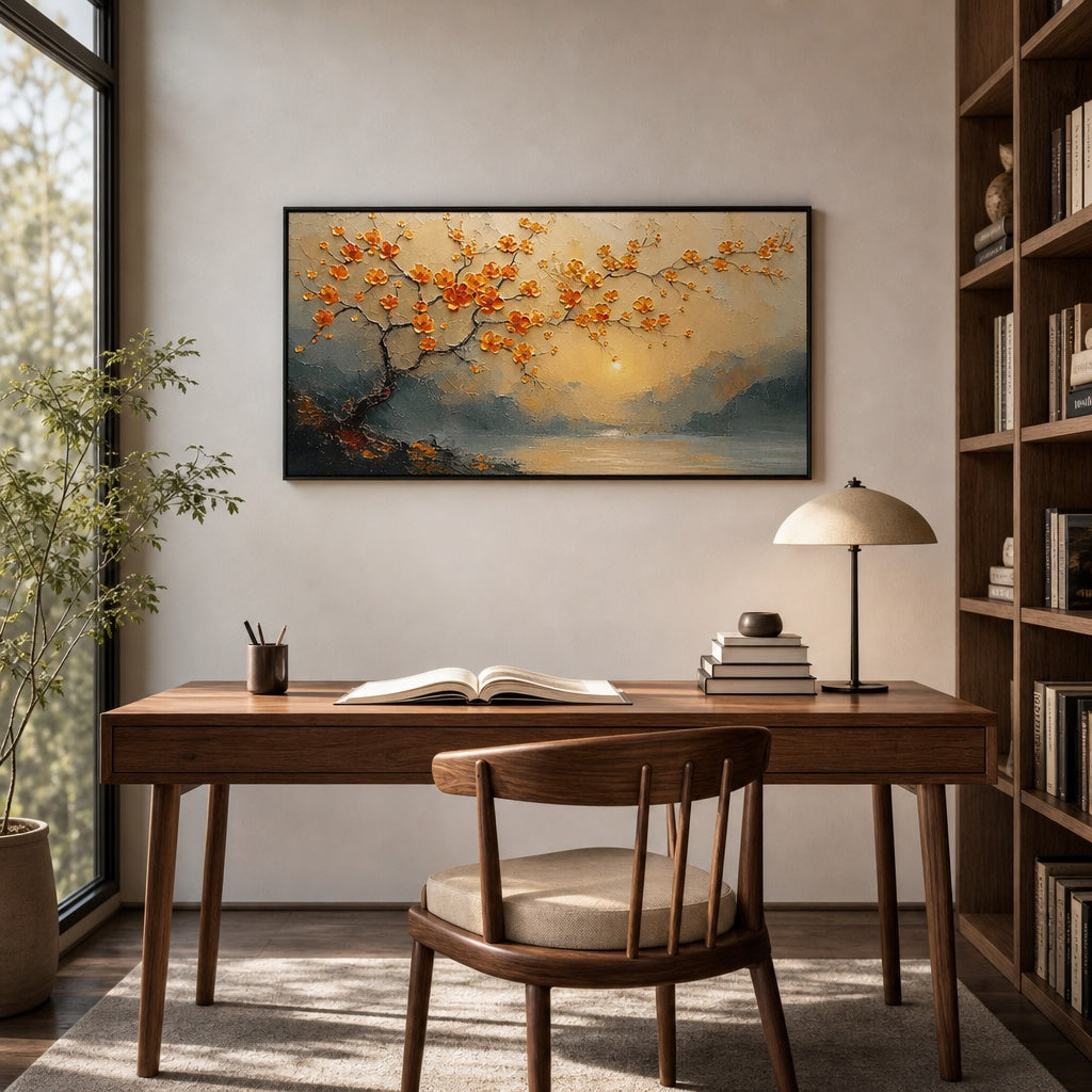Golden Blossom Sunset