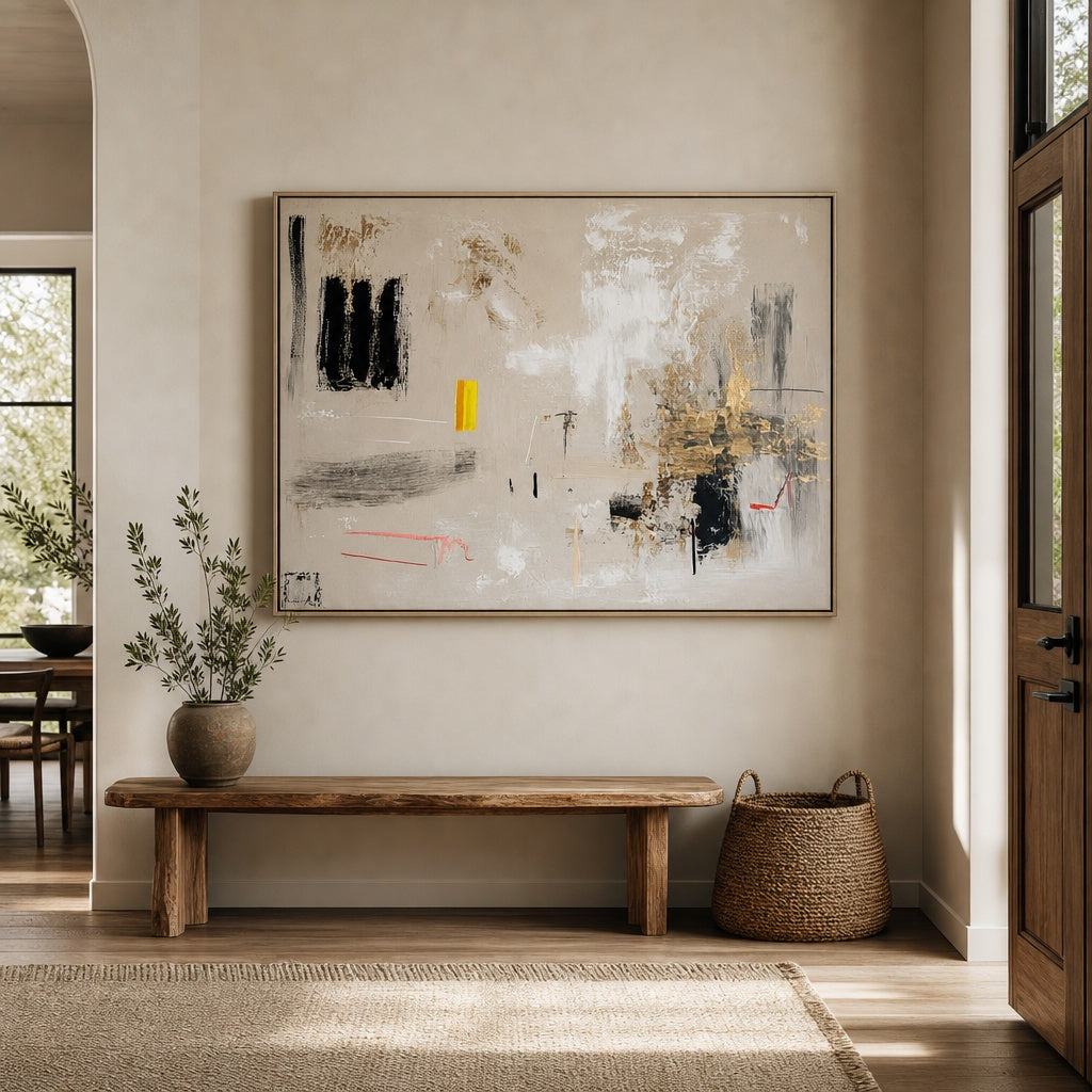 Ivory Abstract Balance