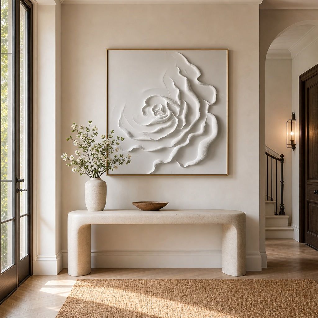 Ivory Rose Relief