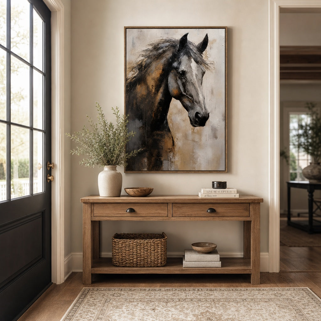 Majestic Grey Horse